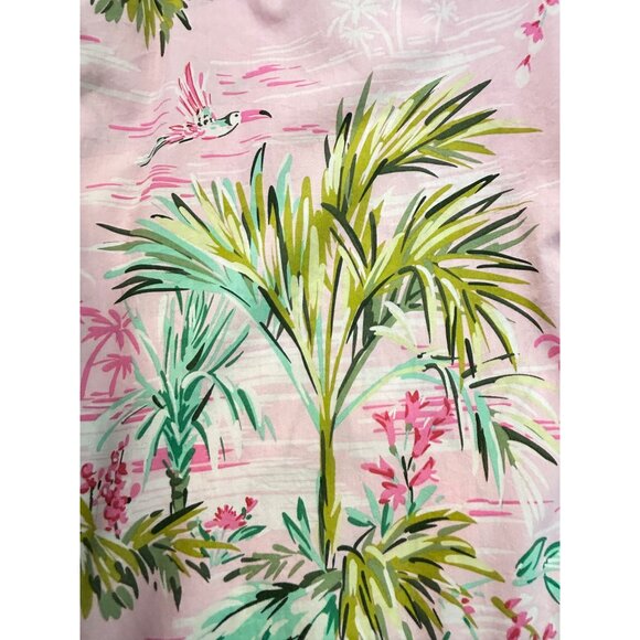 Crown & Ivy Tropical Palm Print Halter Dress With Tie Belt Small NWT - Picture 8 of 8